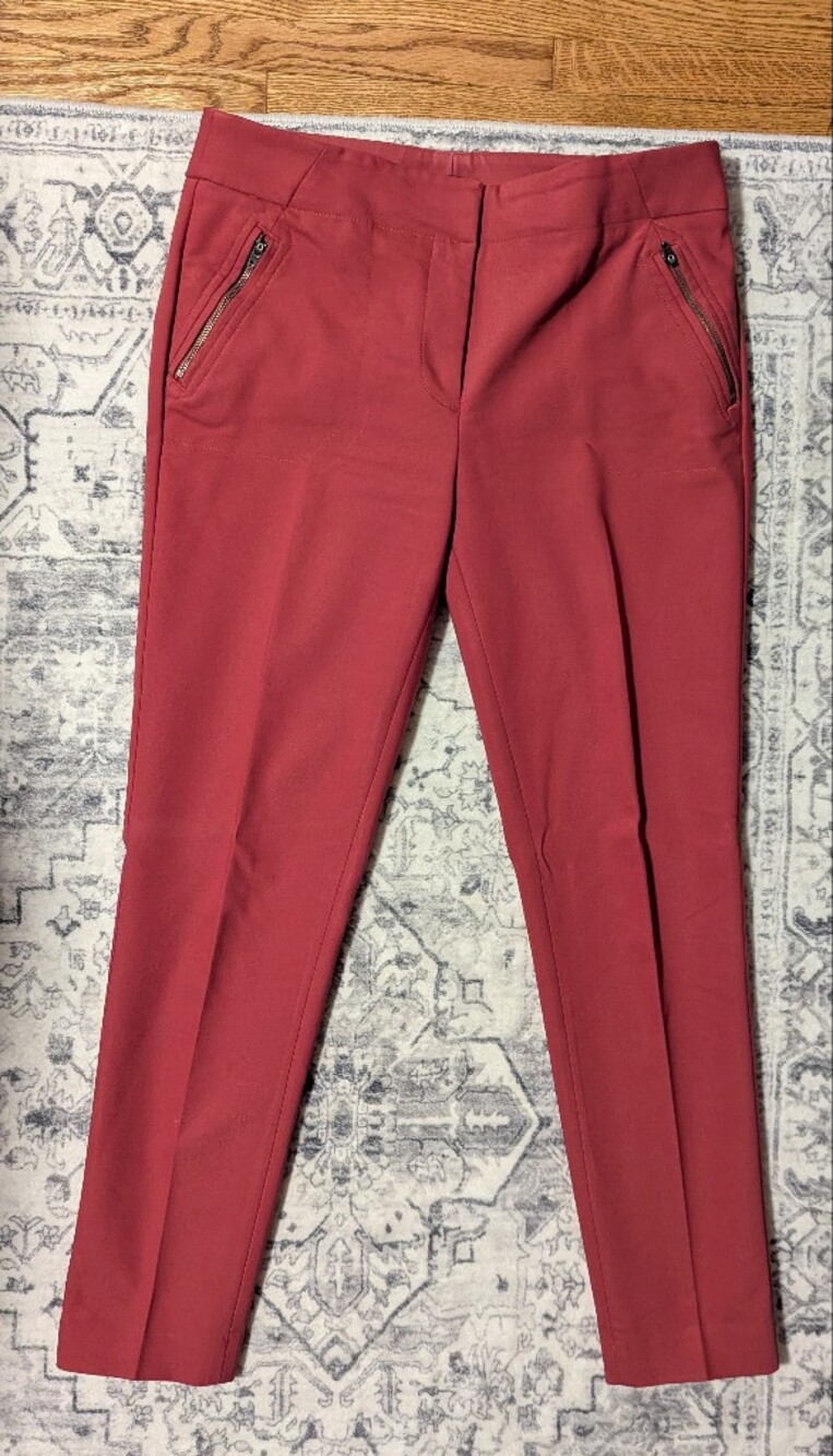 LOFT Slim Ponte Pants in Dusty Rose Size 4